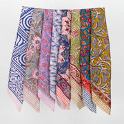 Printed Cotton Bandana – Trendy Head Scarf for Women, Men & Teens for Daily Wear - 8pcs